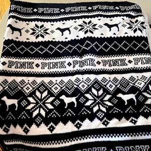 Victoria’ Secret Pink Sherpa Throw Blanket